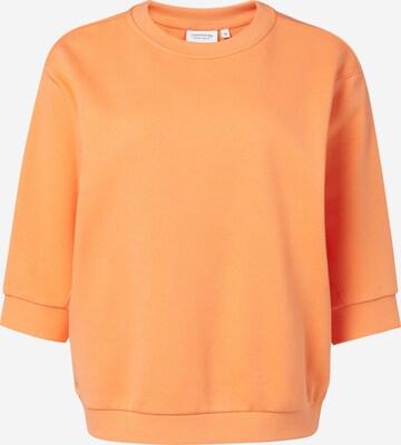 comma casual identity Sweatshirt in Oranje: voorkant