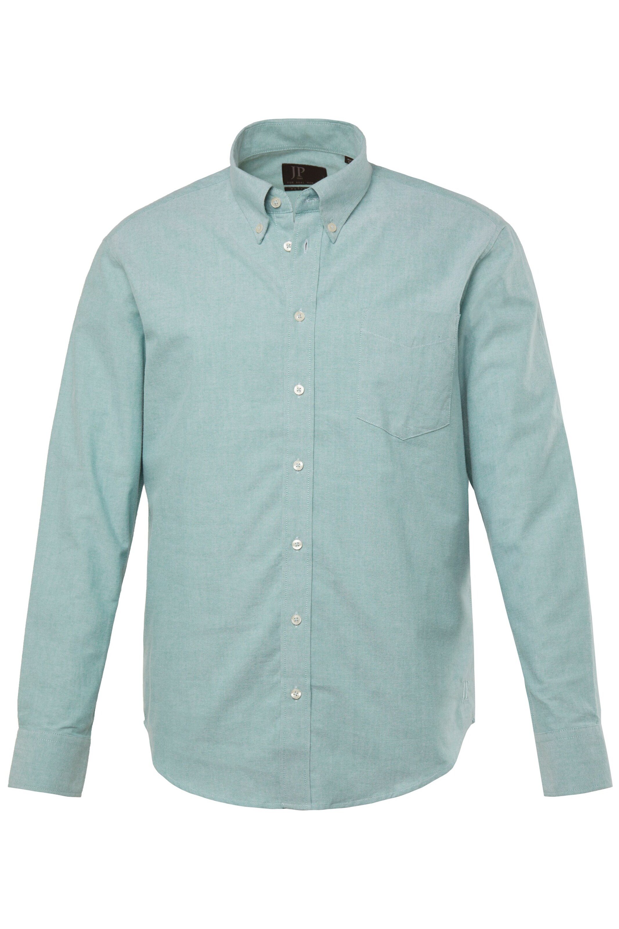 JP1880 Regular fit Overhemd in Groen: voorkant