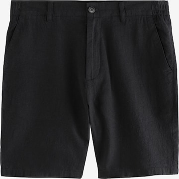 Nextregular Chino hlače - crna boja: prednji dio