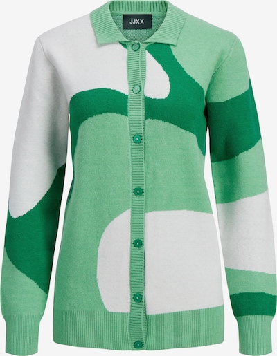 JJXX Knit cardigan 'Emili' in Kiwi / Pastel green / White, Item view