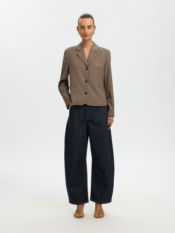 Baggy Jean 'SLFAne-Kori' SELECTED en bleu : devant