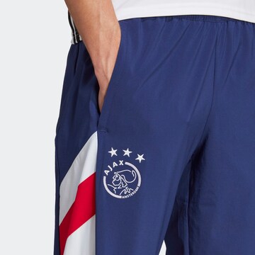 ADIDAS SPORTSWEAR Tapered Workout Pants 'Ajax' in Blue