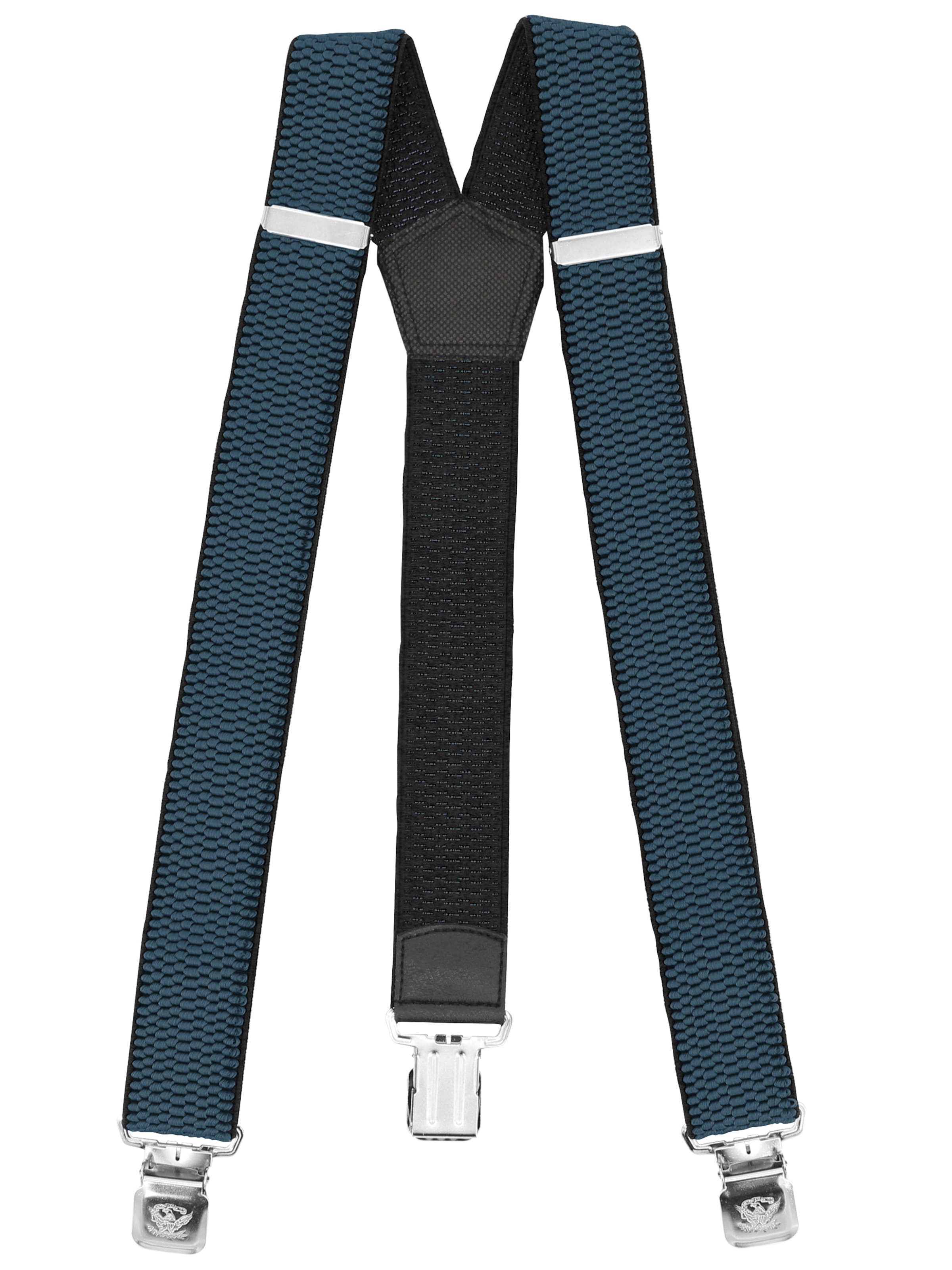 Fabio Farini Suspenders in Blue: front