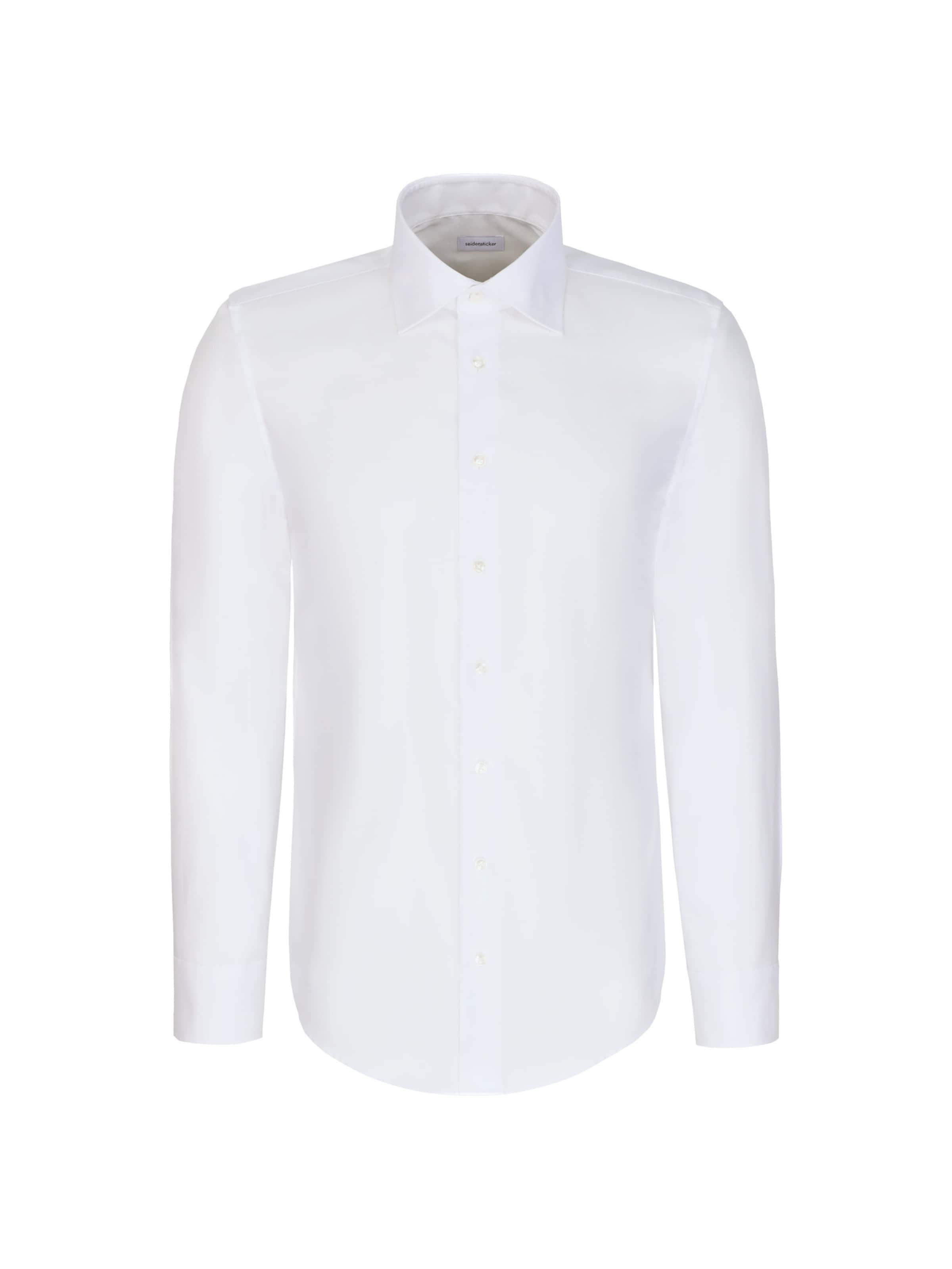 Coupe regular Chemise business SEIDENSTICKER en blanc : devant