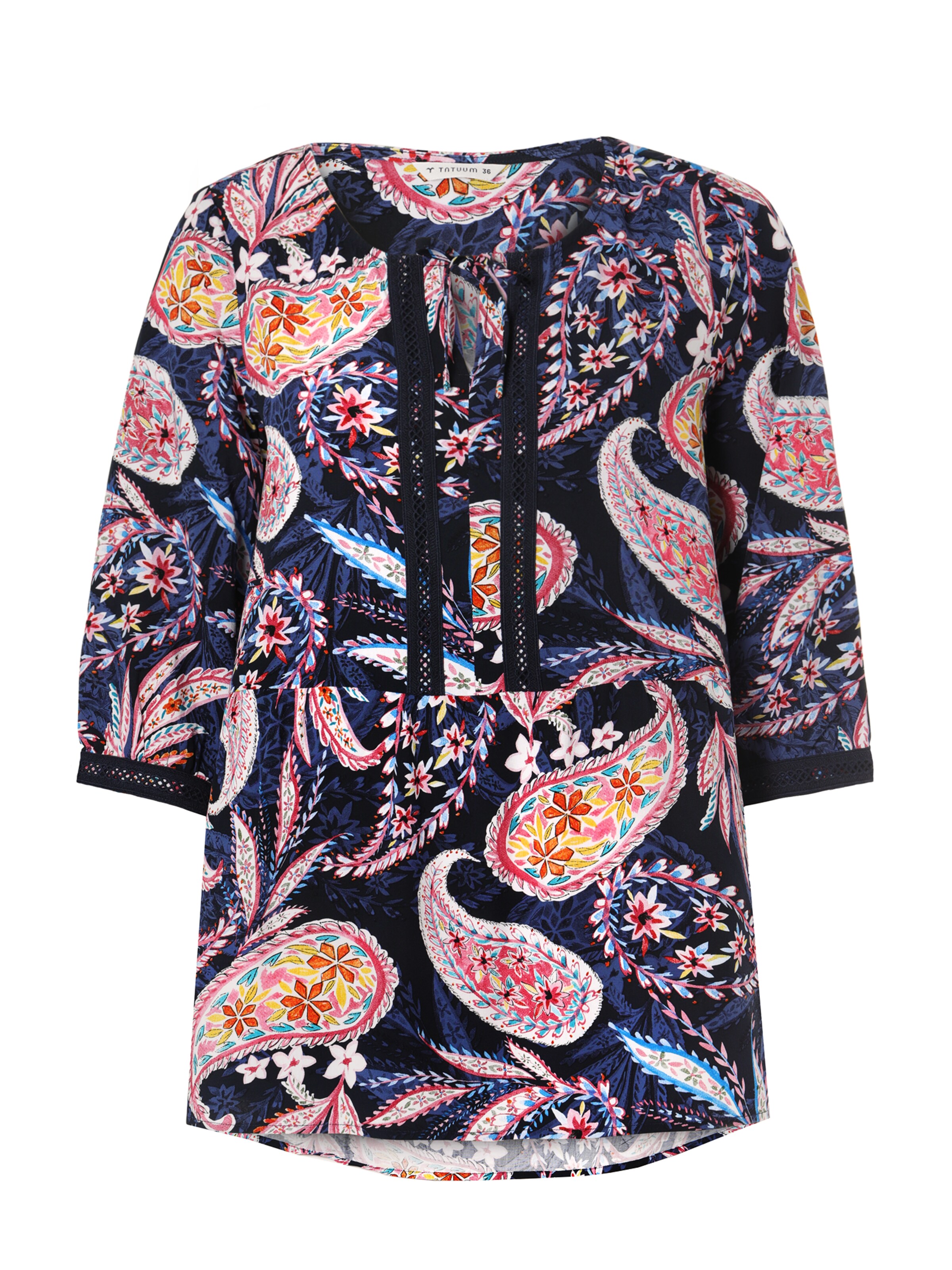 TATUUM Blūze 'MIZURIA', krāsa - tumši zils / jauktu krāsu, Preces skats