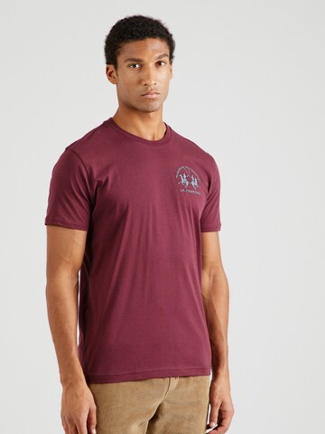 T-Shirt La Martina en violet : devant