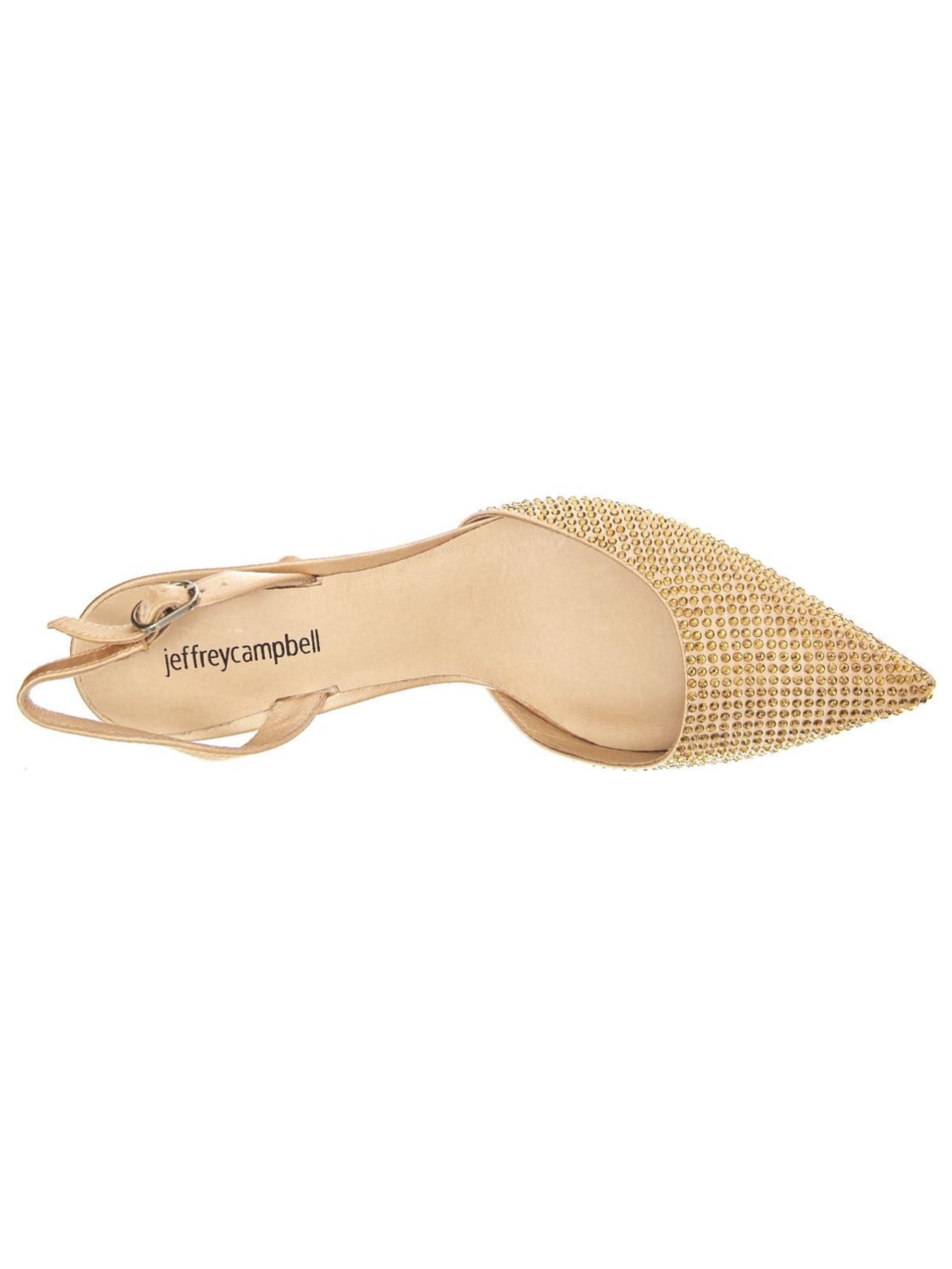 Jeffrey Campbell Sandały 'Womens Zivote Beige Fabric Sandals' w kolorze beżowy