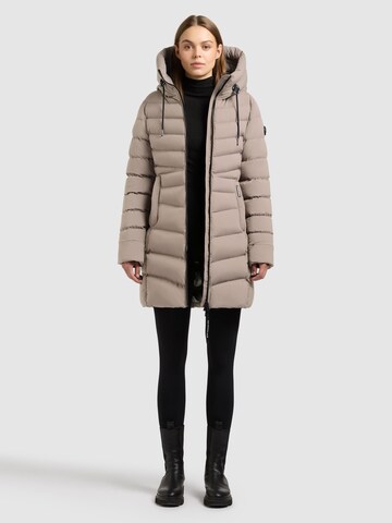 khujo Winter Coat 'Tuhani5' in Grey