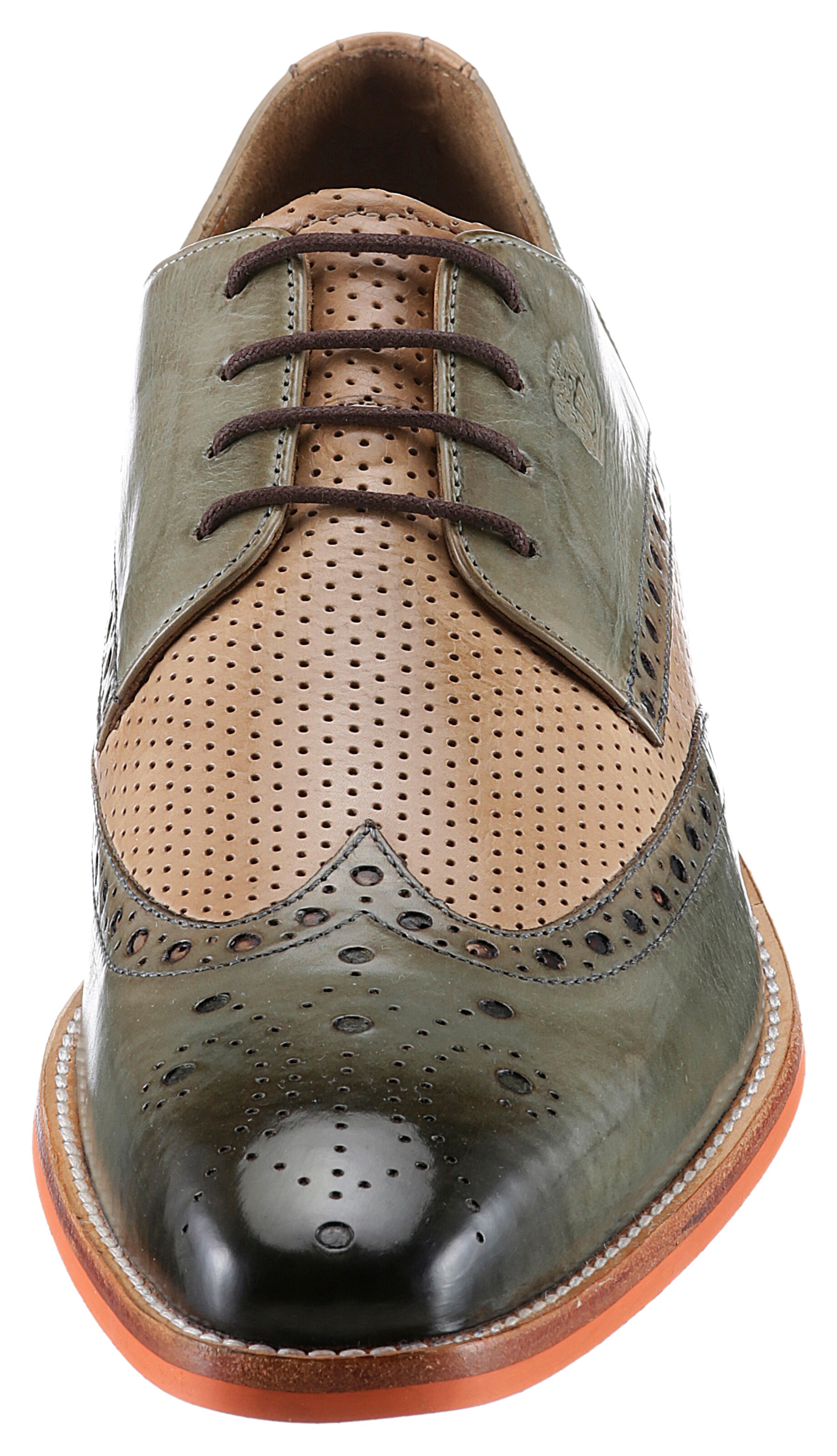 MELVIN & HAMILTON Lace-up shoe 'Martin' in Green