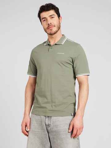 T-Shirt 'PARKER' JACK & JONES en vert : devant