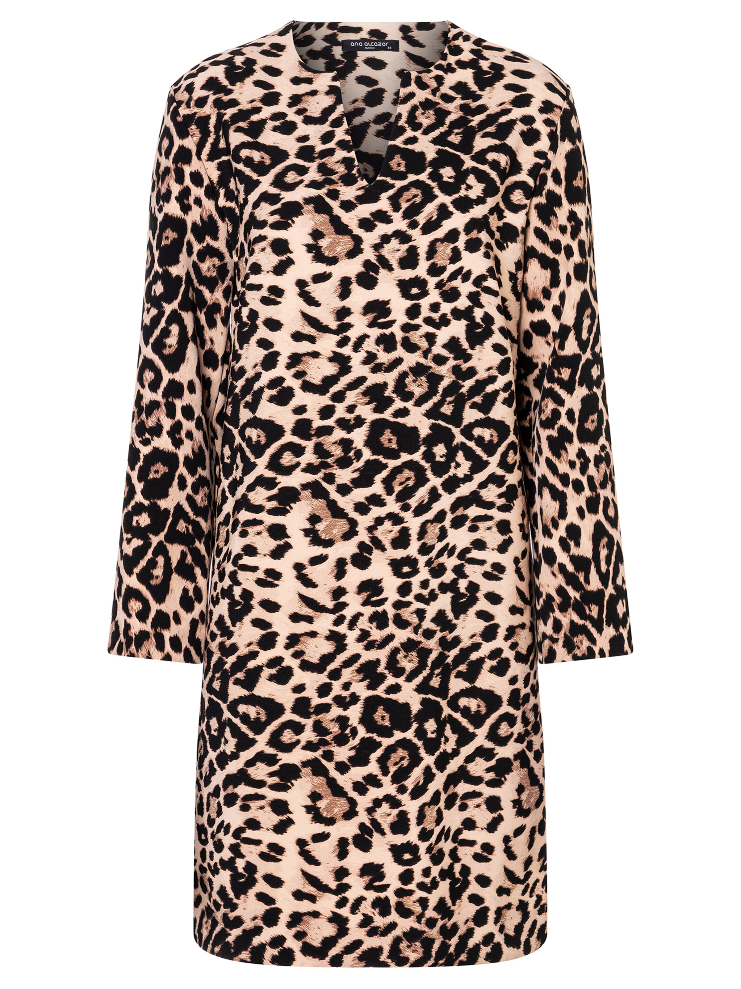 Ana Alcazar Kleid 'Adasi' in Braun: Vorderseite