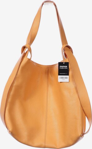 Zwillingsherz Handtasche gross Leder One Size in Orange: predná strana