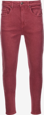 Ombre Slimfit Jeans 'P1058' in Rot: predná strana