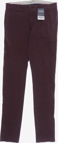 KnowledgeCotton Apparel Pants in 30 in Red: front