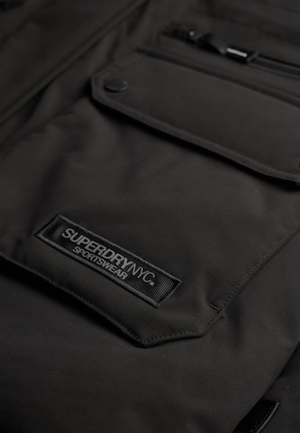Parka mi-saison Superdry en noir
