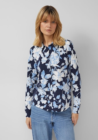 s.Oliver Blouse in Blauw: voorkant