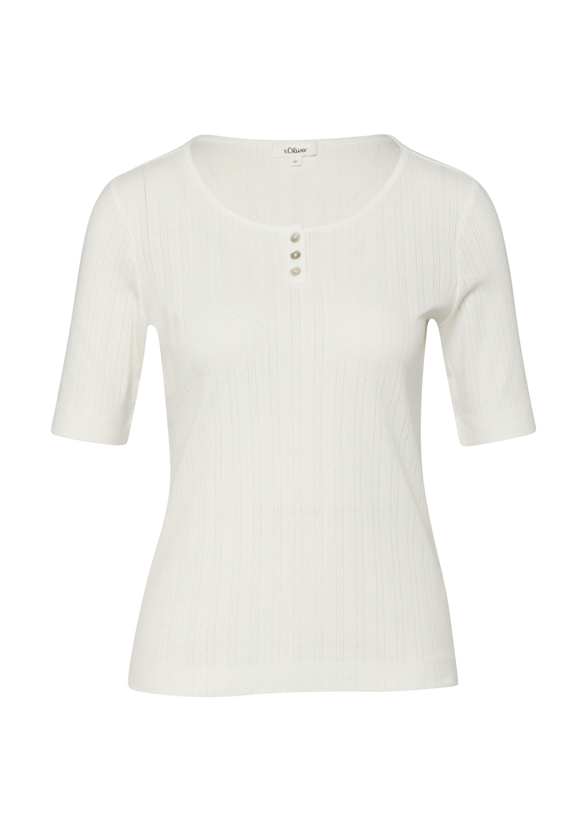 s.Oliver Shirt in Beige: front