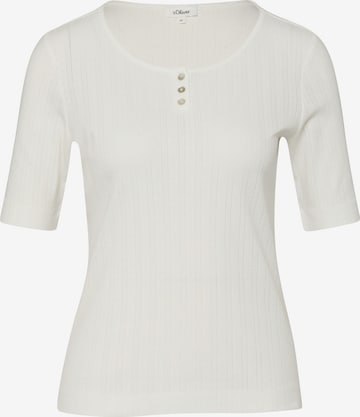 s.Oliver Shirt in Beige: front