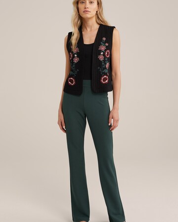 WE Fashion Flared Trousers in Green