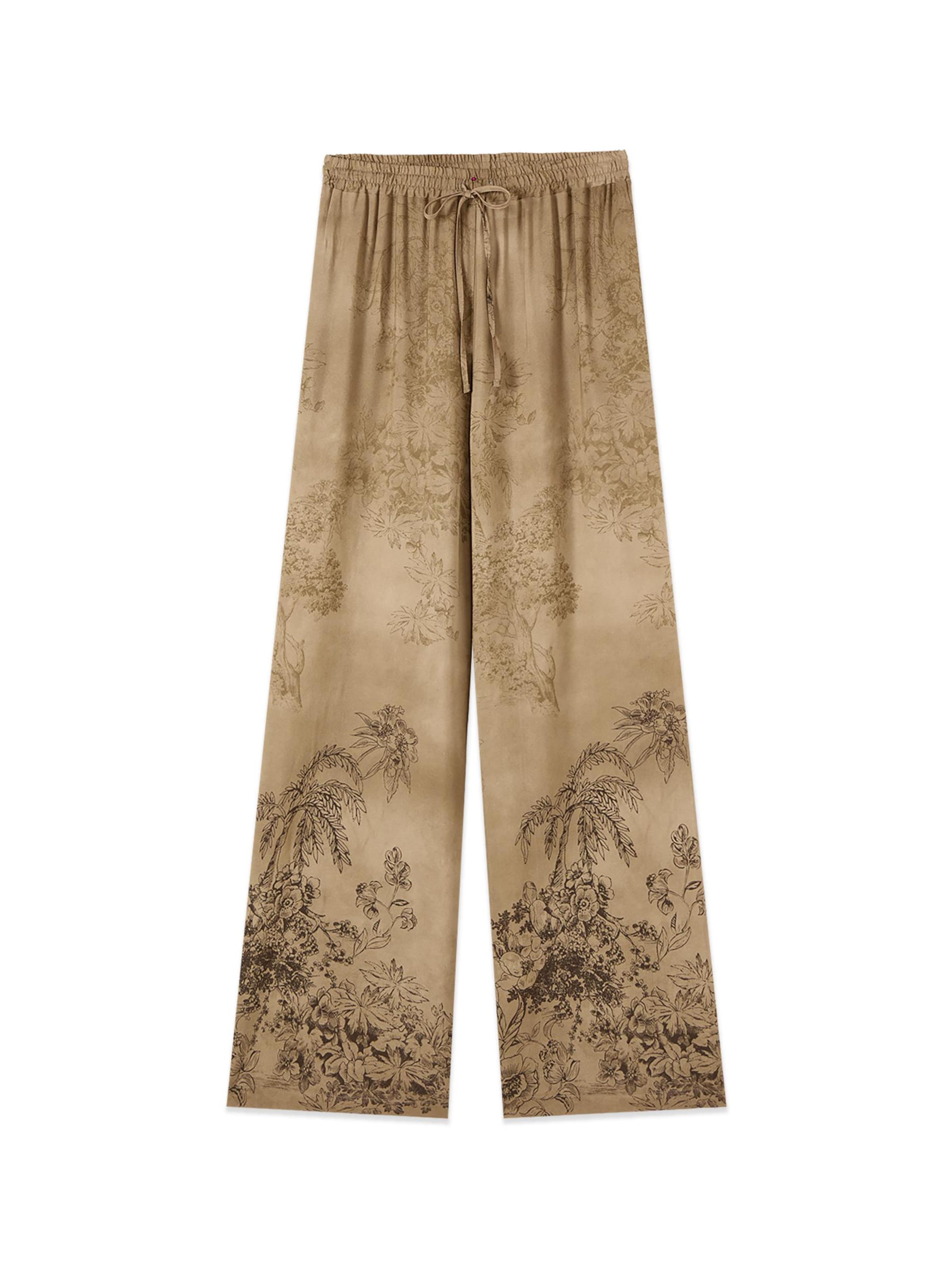 Baggy Pantalon oltre en marron : devant