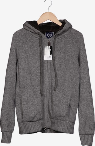 Tom Rusborg Kapuzenpullover S in Grau: Vorderseite