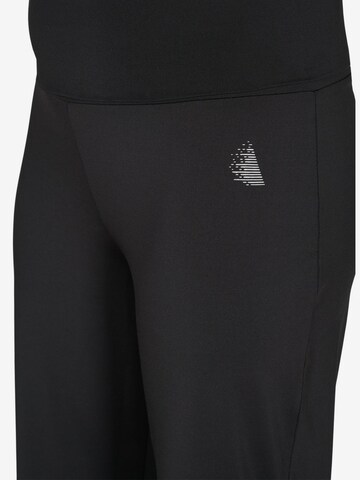 Active by Zizzi Loosefit Hose 'ASYM' in Schwarz