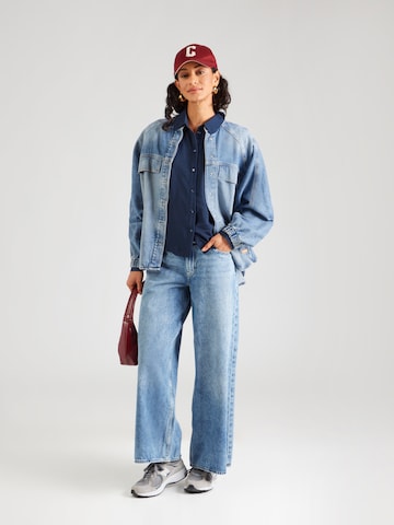 JDY Bluse 'JDYDIVYA' in Blau