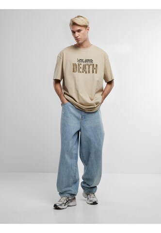 T-Shirt 'Life After Death' MT Upscale en beige