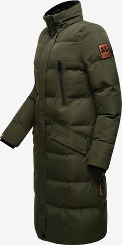 MARIKOO Winter Coat 'Schneesternchen' in Green