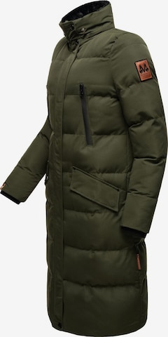 MARIKOO Χειμερινό παλτό 'Schneesternchen' σε πράσινο