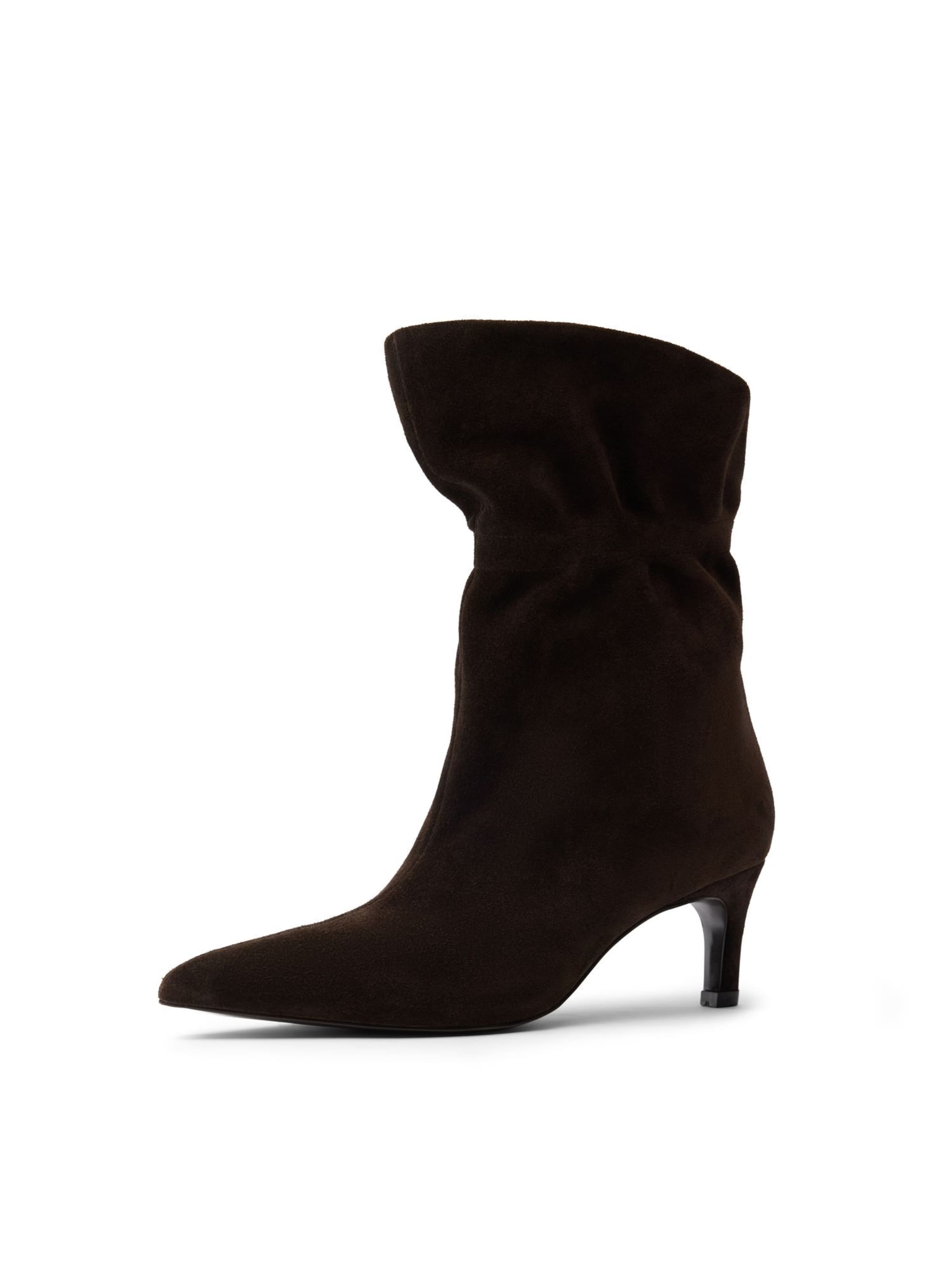 SACHA Bottines en 36 en marron, Vue avec produit