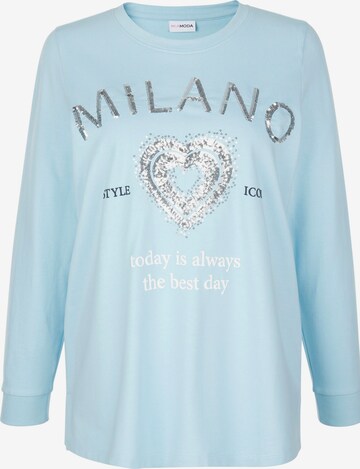 MIAMODA Sweatshirt in Blue: front