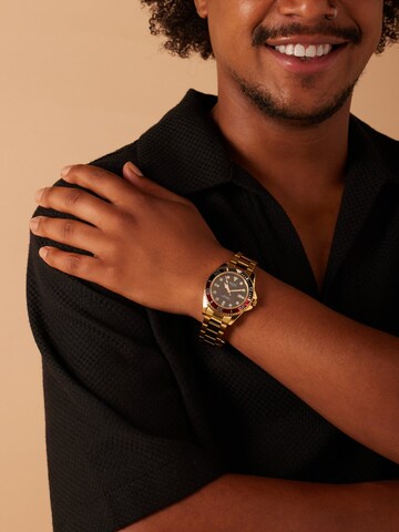 Lucardi Analog watch 'Hochwertig' in Gold: front
