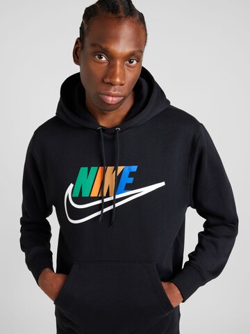 Sweat-shirt 'CLUB FUTURA' Nike Sportswear en noir
