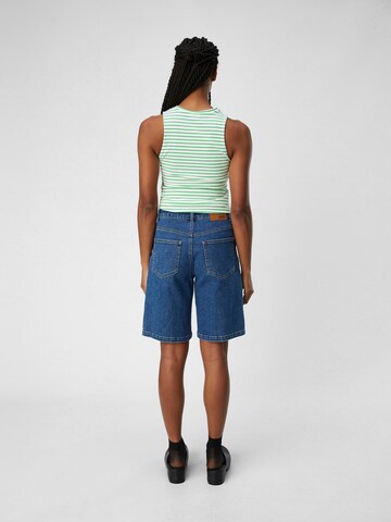 OBJECT regular Jeans 'CAROL' i blå