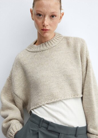 MANGO Pullover 'Piano' in Beige