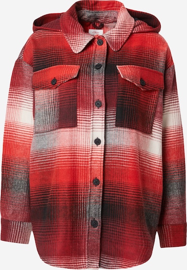 s.Oliver Between-season jacket in Red / Carmine red / Black / White, Item view