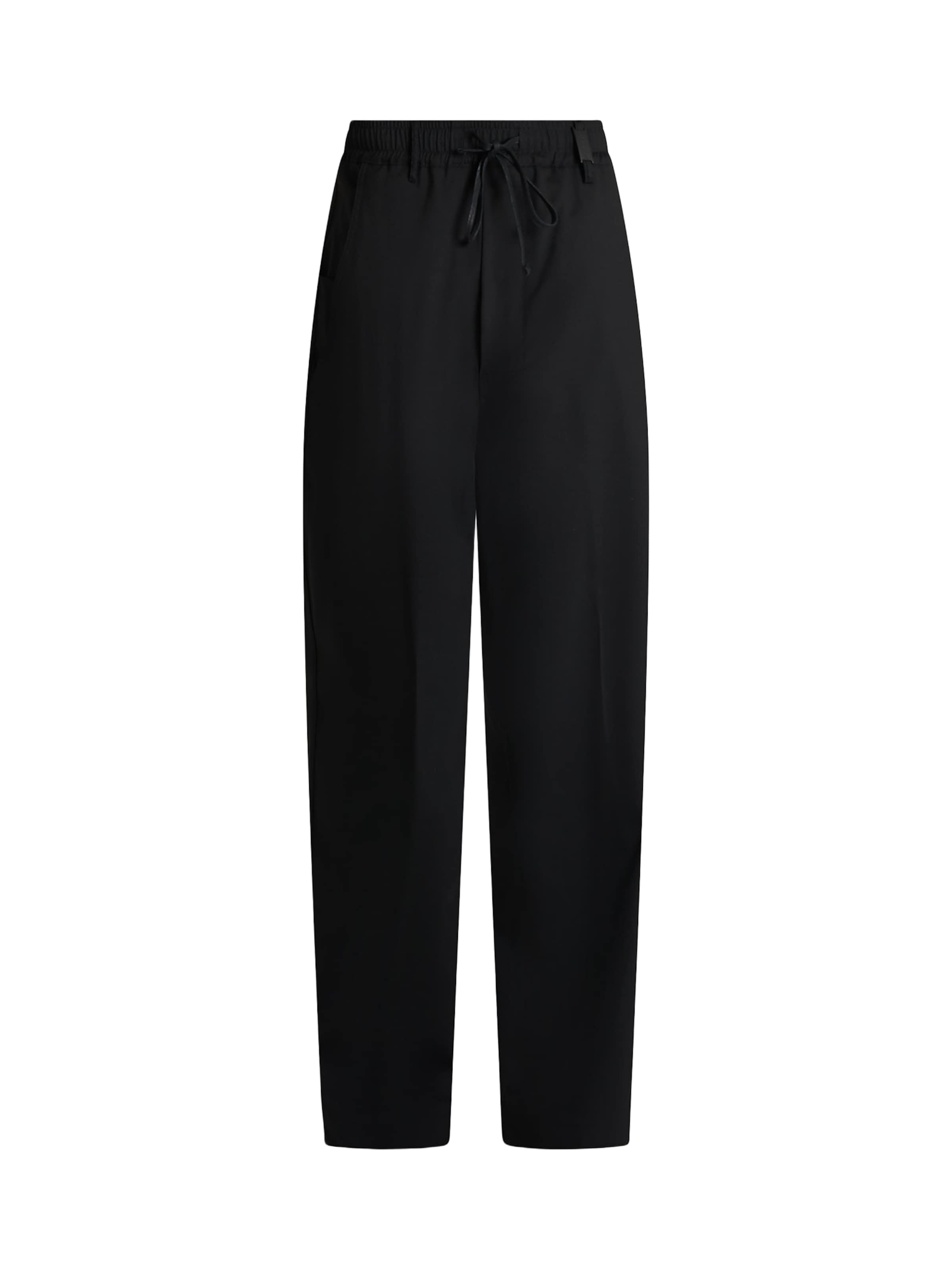 DARK LABEL - Regular Calças em preto: frente