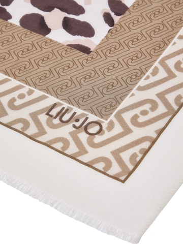 Sciarpa 'STOLA PORTALOGO ANIMAL 90X180 2A6041 T4286' di Liu Jo in beige