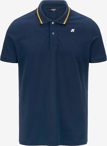 K-Way Shirt 'JUD PIQUE SLIM' in Blau: Vorderseite