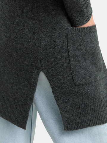 TOM TAILOR DENIM Strickjacke in Grau