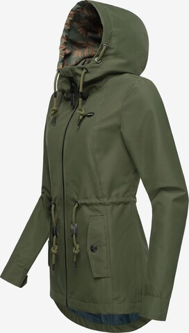 Ragwear Between-season jacket 'Monadis' in Green