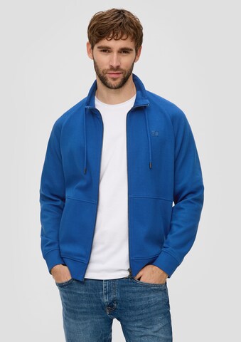 Veste de survêtement s.Oliver en bleu : devant