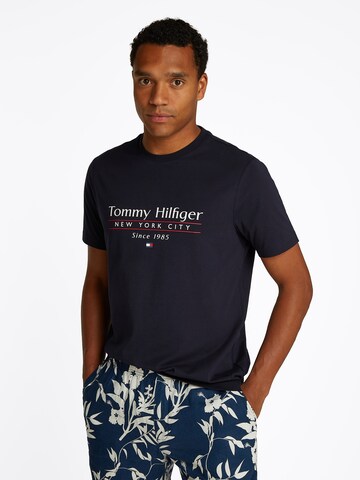 Maglietta di TOMMY HILFIGER in blu: frontale