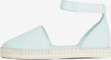 Espadrilles Calvin Klein Jeans en bleu : devant