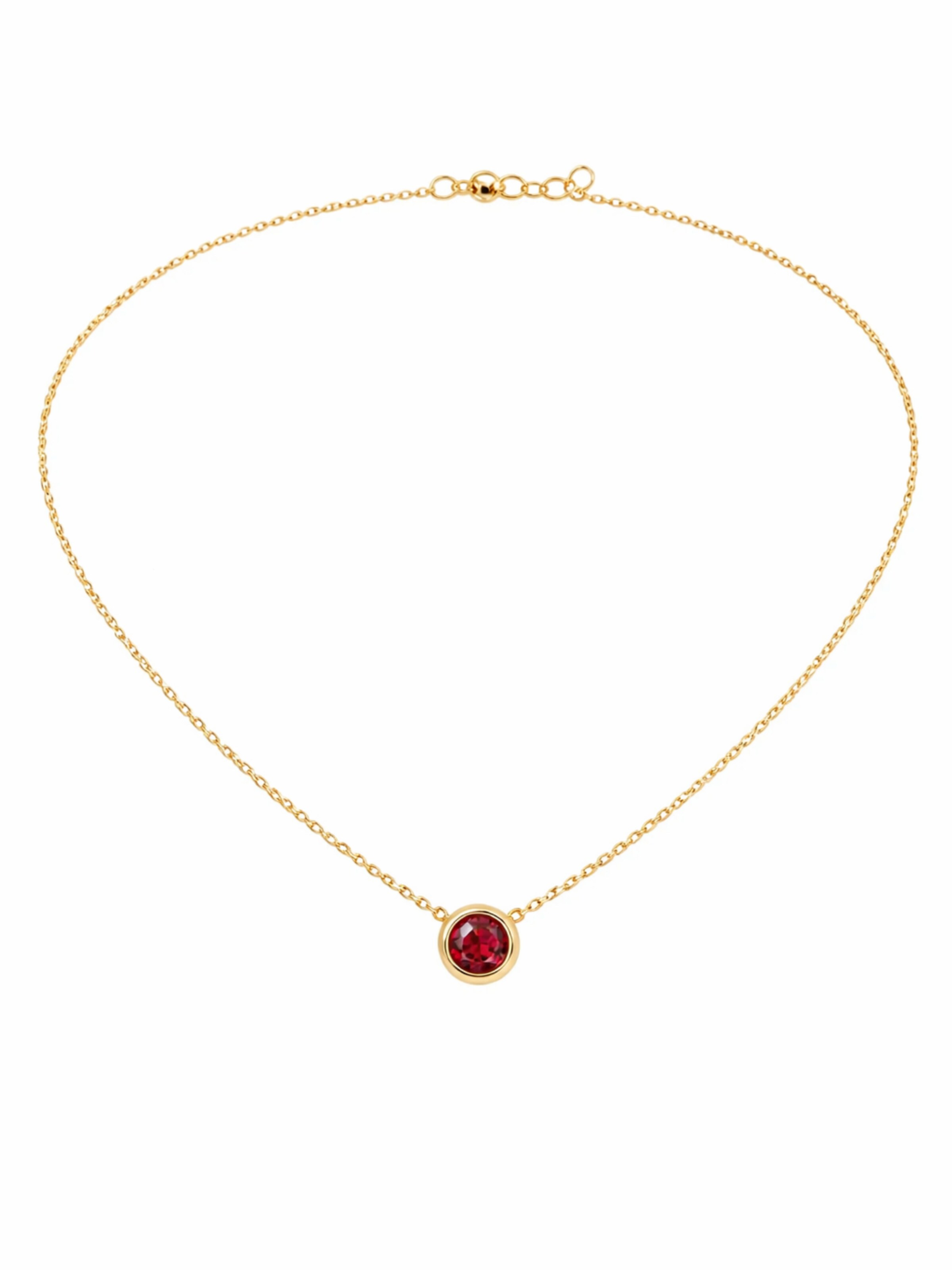 Pure Schmuck Necklace in Red: front