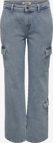 Regular Jeans cargo ONLY en bleu : devant