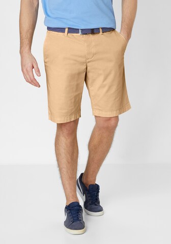 REDPOINT Regular Chino Pants in Beige: front