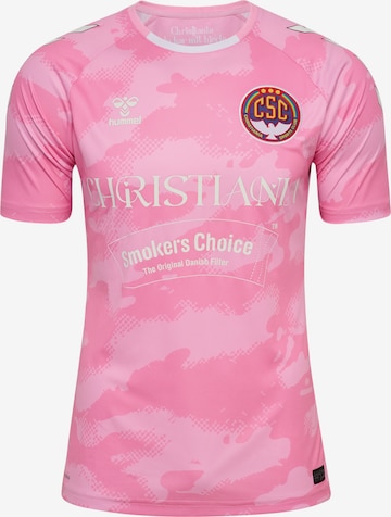T-Shirt fonctionnel Hummel en rose : devant