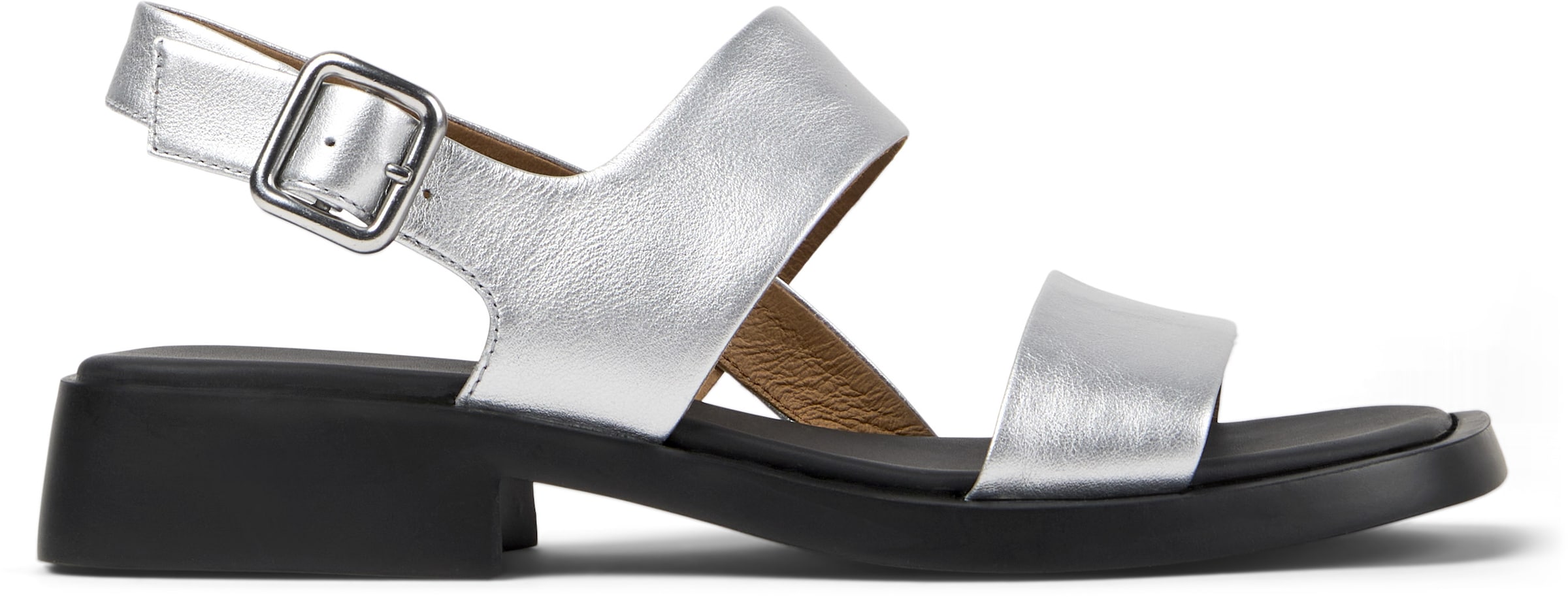 CAMPER Riemensandale &#x27;Dana&#x27; in Silber